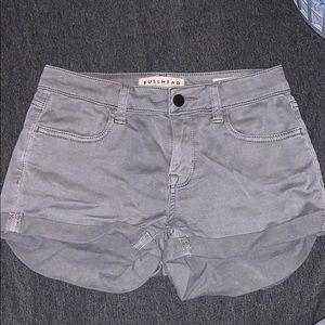 Pacsun grey jean shorts